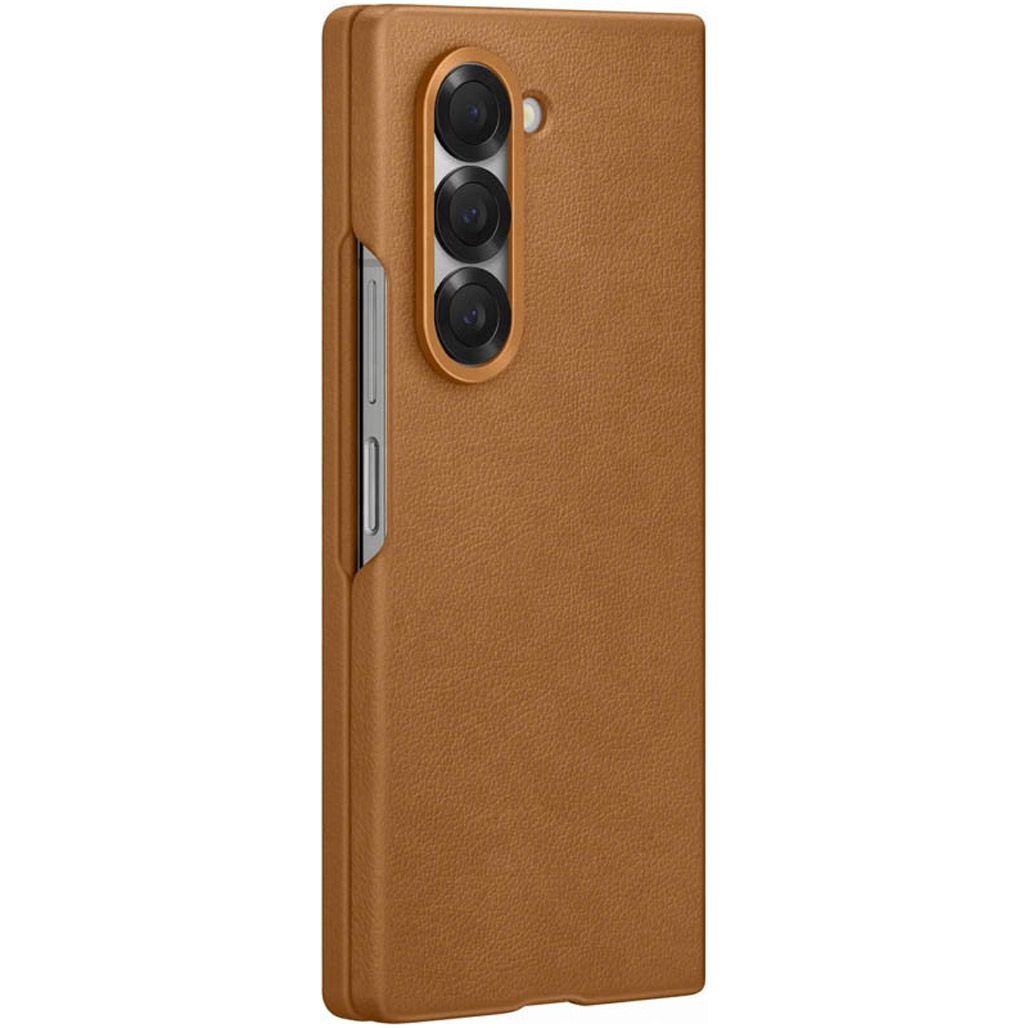 Чохол Epik Leather Case для Samsung Galaxy Fold6 Brown AAA