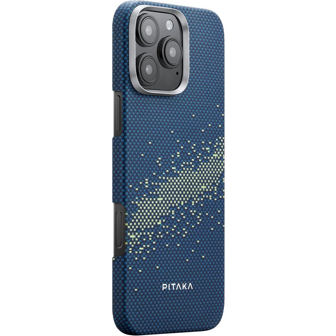 Чохол Pitaka Tactile Woven Case StarPeak MagEZ для Apple iPhone 16 Pro Milky Way Galaxy (KI1601PMYG)