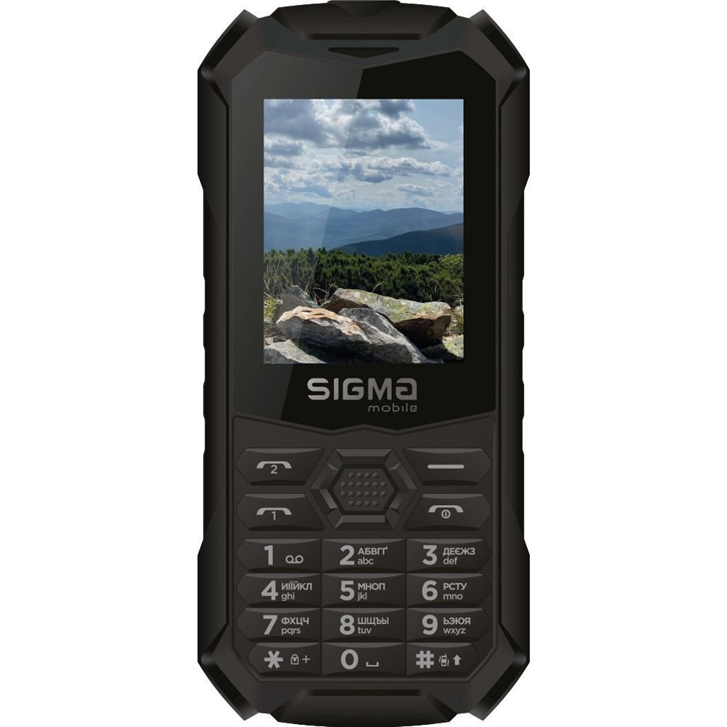 

Мобільний телефон Sigma mobile X-treme PV68 Black UA-UCRF