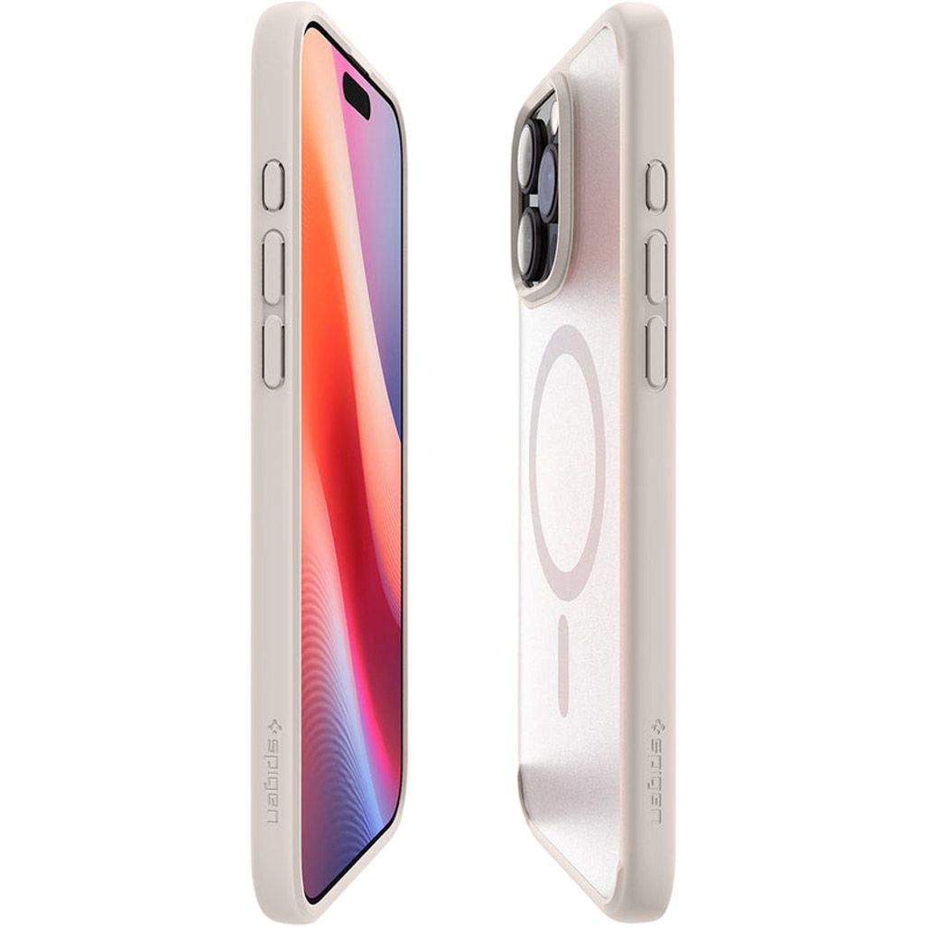 Чохол Spigen Ultra Hybrid with MagSafe для Apple iPhone 16 Pro Frost Natural Titanium (ACS08138) 