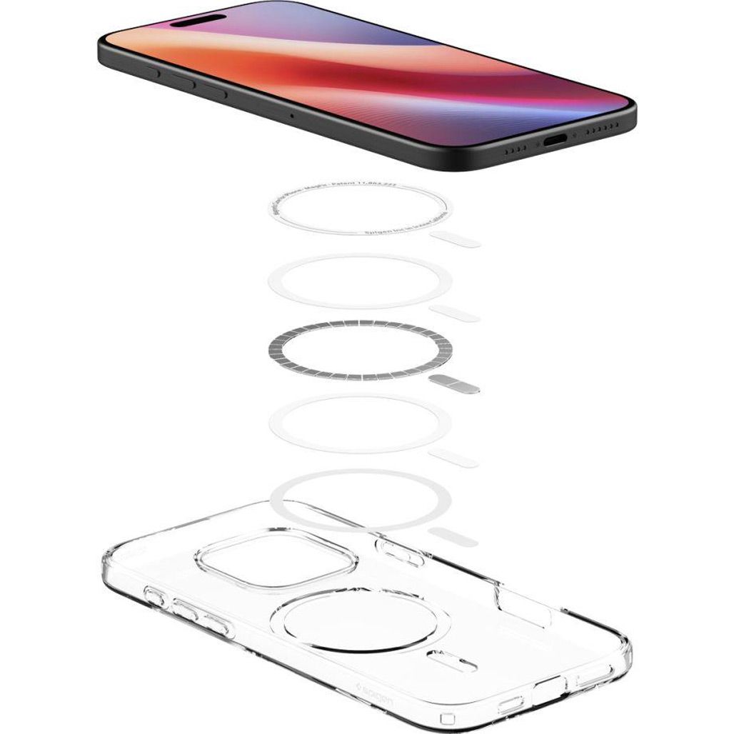 Чохол Spigen Liquid Crystal with MagSafe для Apple iPhone 16 Pro Max Crystal Clear (ACS08387)