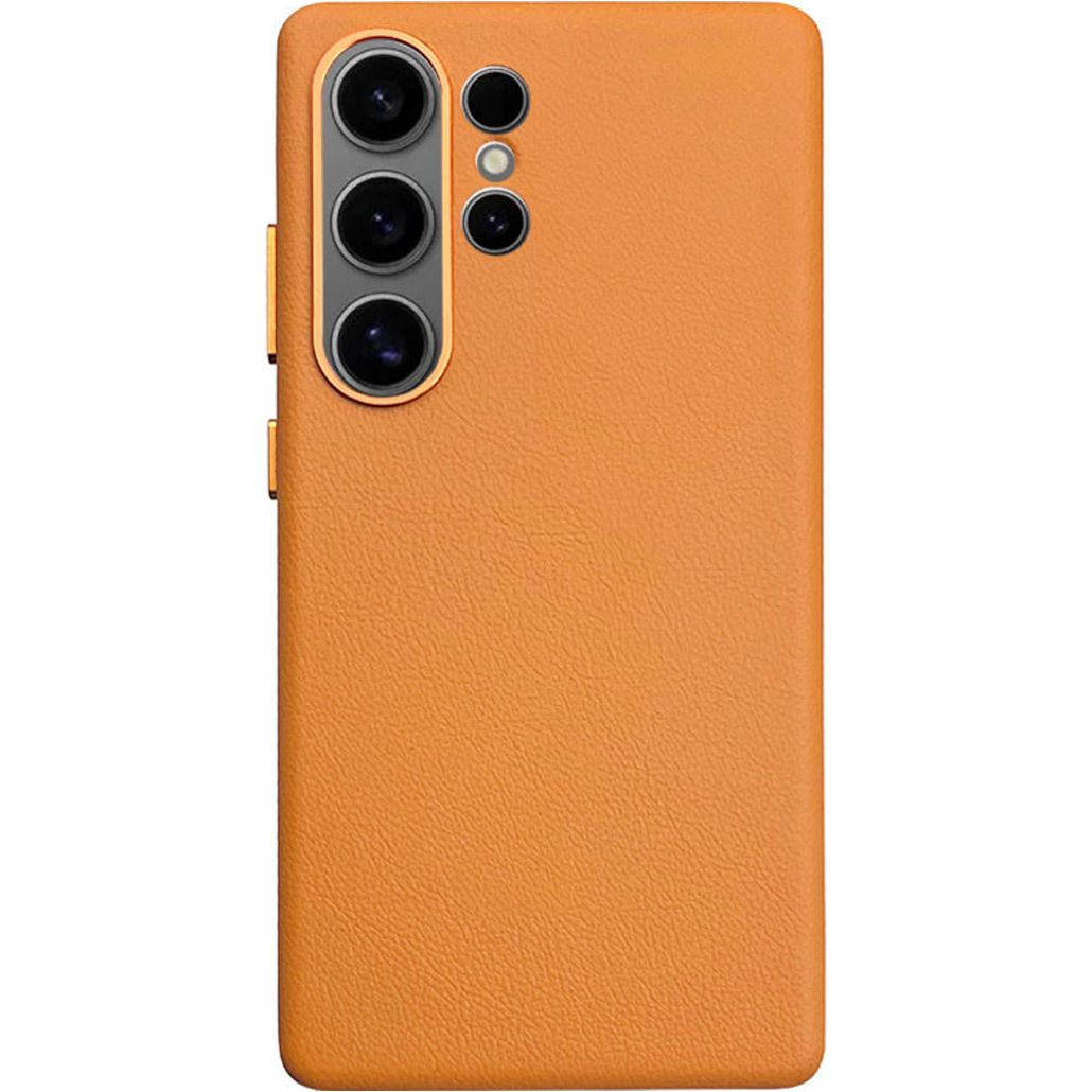 

Чехол Epik Leather Case для Samsung Galaxy S25 Ultra Orange AAA