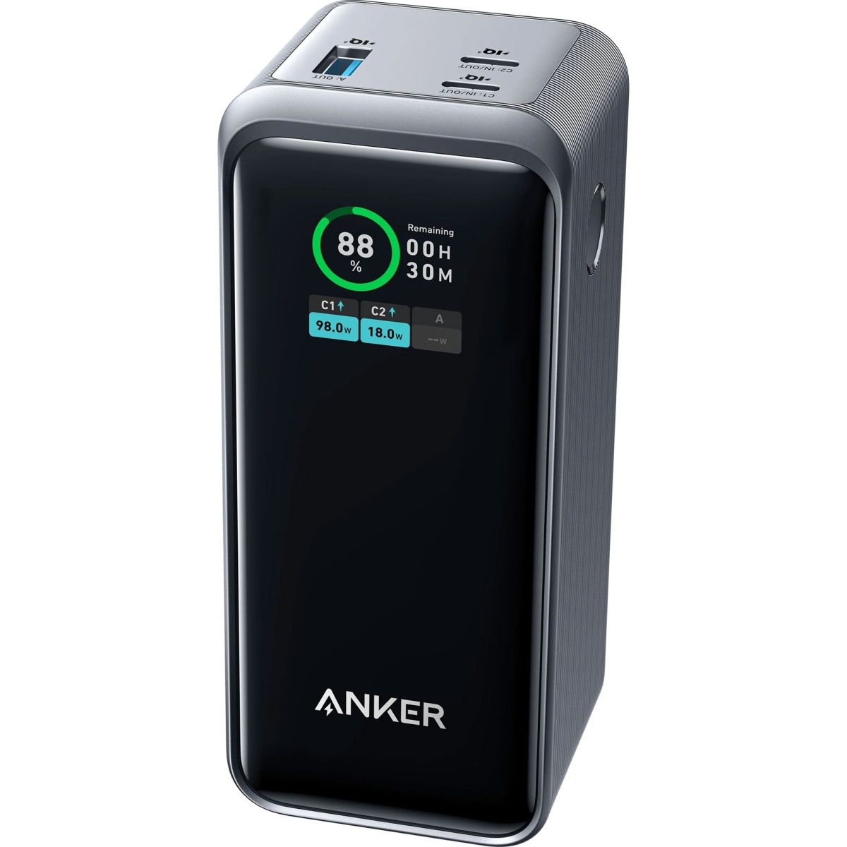

Зовнішній акумулятор Anker 735 Prime 20000mAh 200W Black (A1336011)