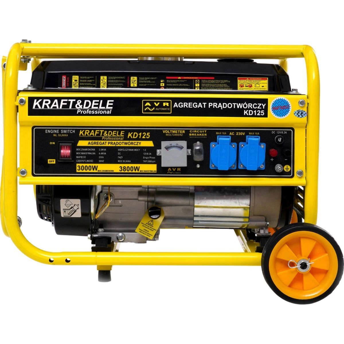 

Генератор бензиновый Kraft&Dele KD125