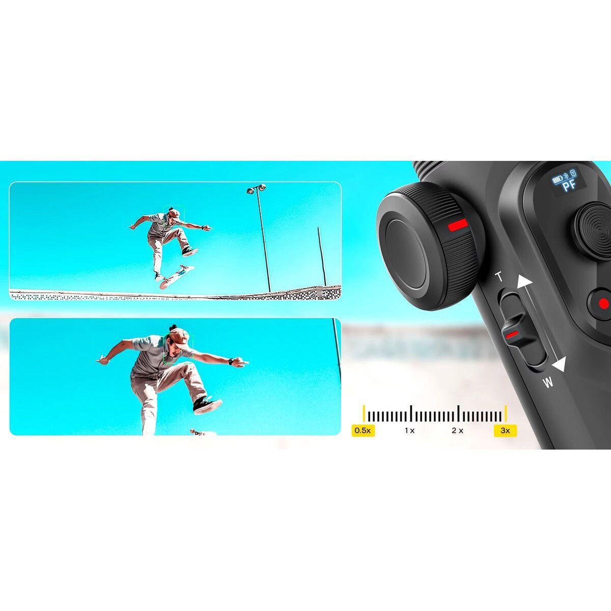 Стабілізатор відеозйомки AOCHUAN Smart X Pro AI Black (AOCHUAN-SMARTXPROAI-B)