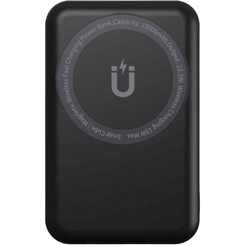 

Внешний аккумулятор WiWU Snap Cube Magnetic Wireless Charger 10000mAh Black