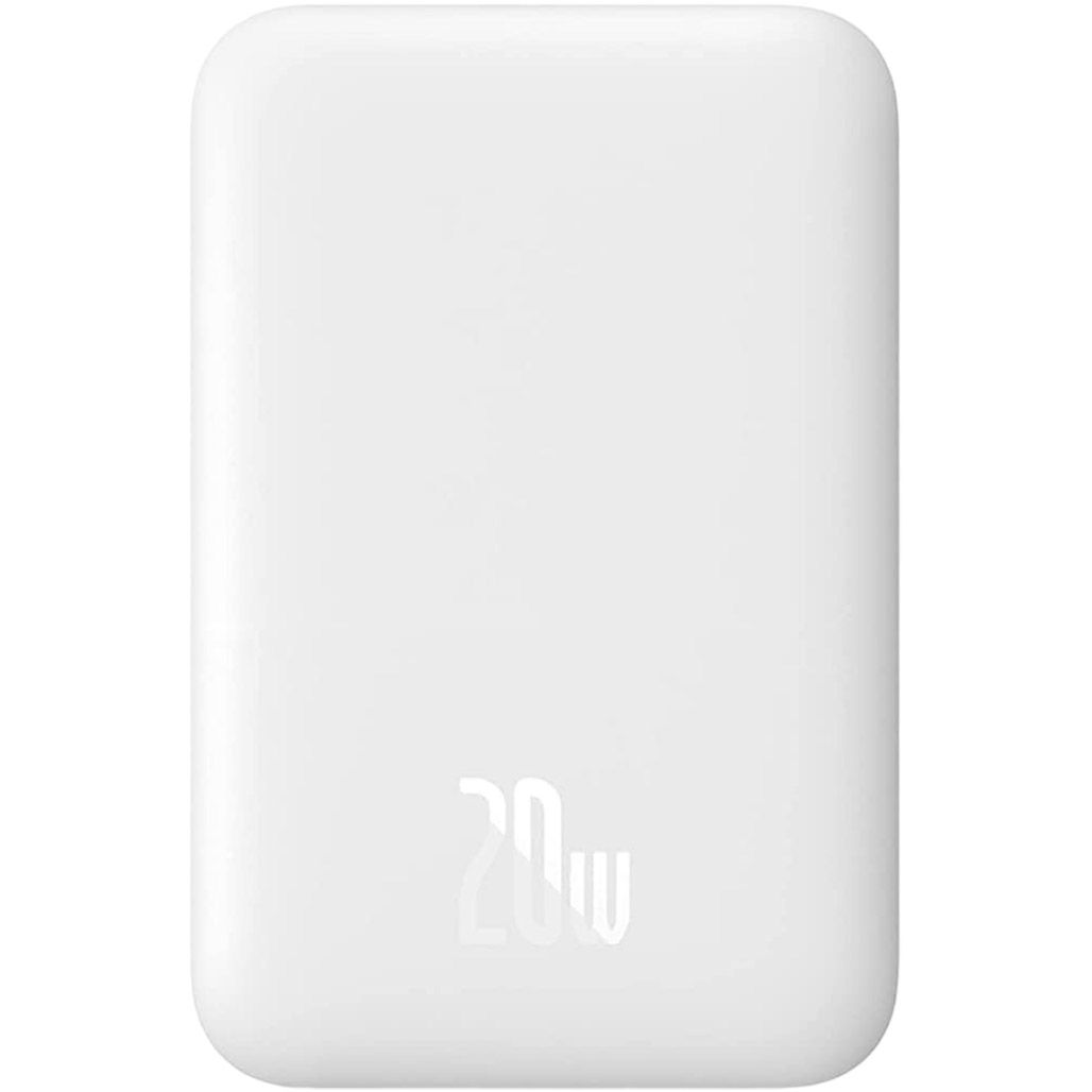 

Внешний аккумулятор Baseus Magnetic Mini 20W 10000mAh White (PPCX070002)