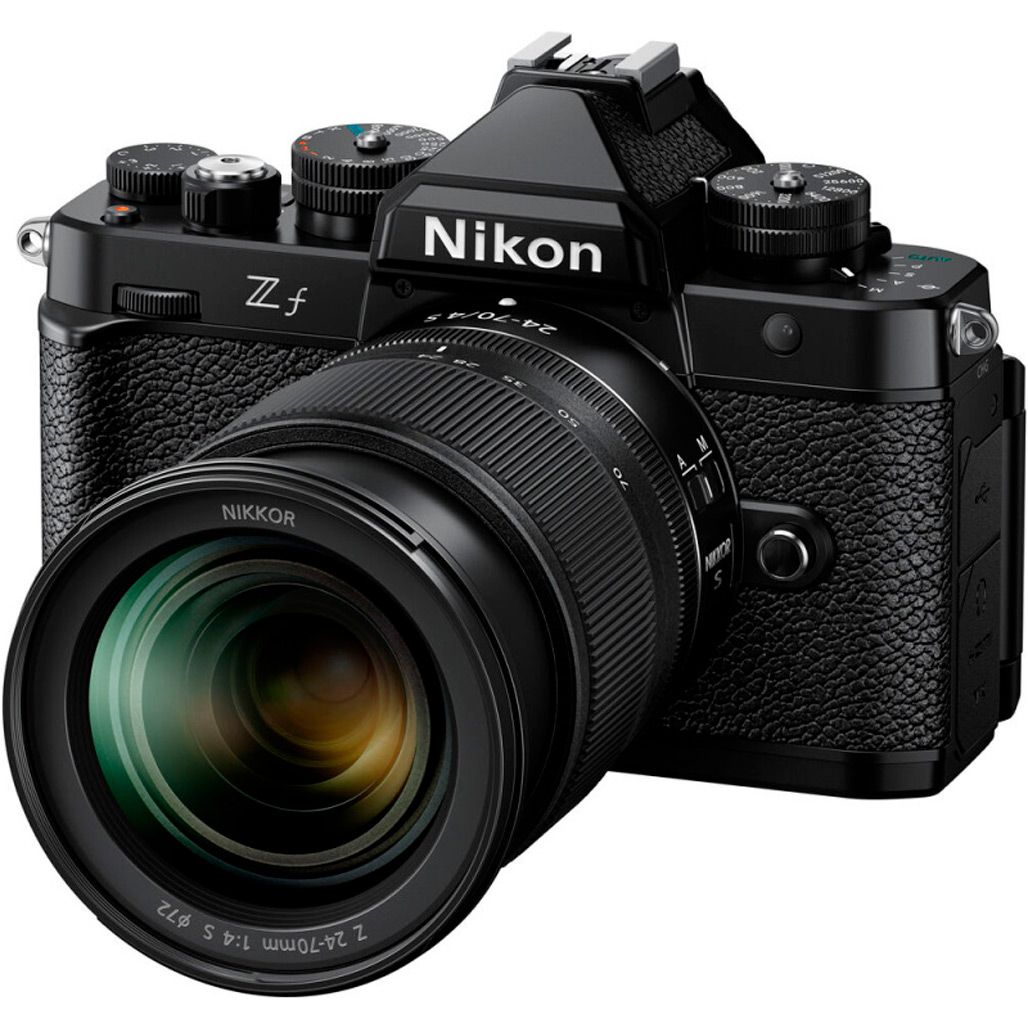 

Беззеркальный фотоаппарат Nikon Z f Kit 24-70mm f/4.0 S Black (VOA120K002)