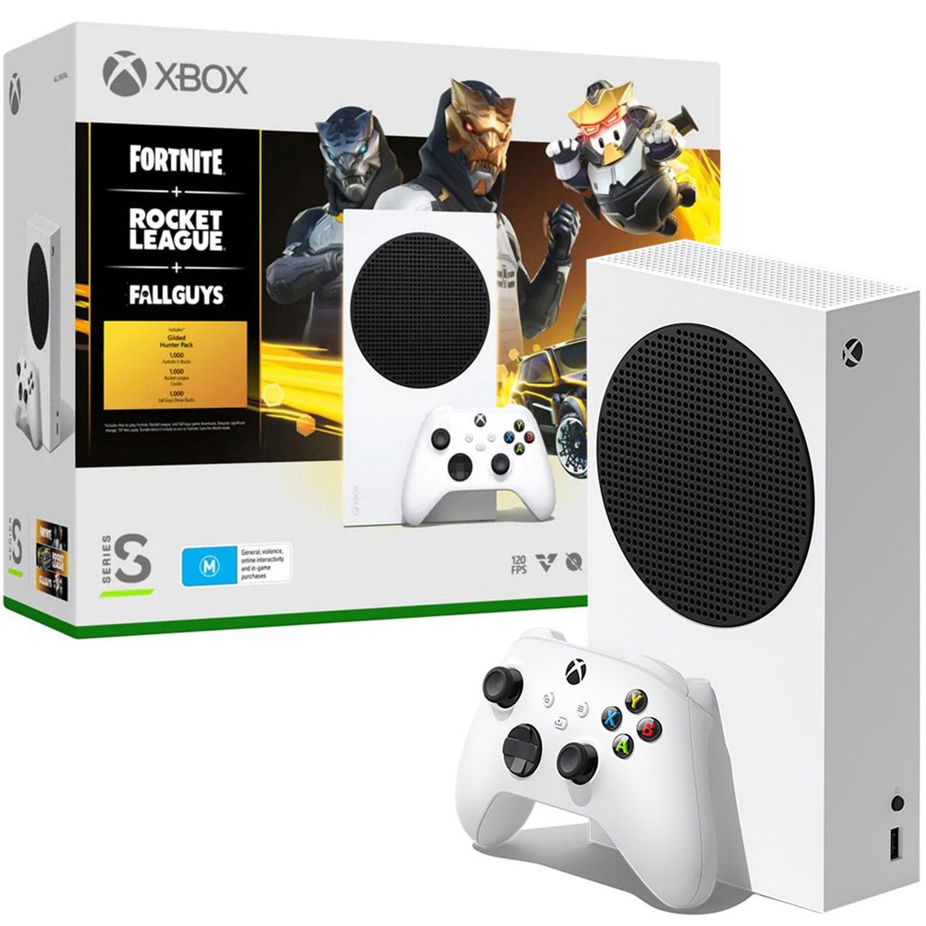 

Ігрова консоль Microsoft Xbox Series S 512GB White + Fortnite + Rocket League + FallGuys Bundle