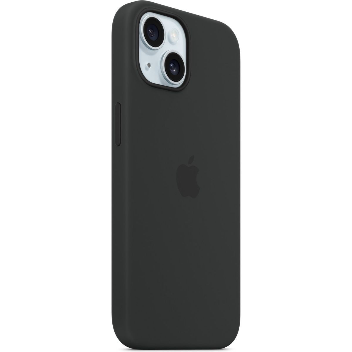 Чохол Silicone Case with MagSafe для Apple iPhone 15 Storm Black ААА