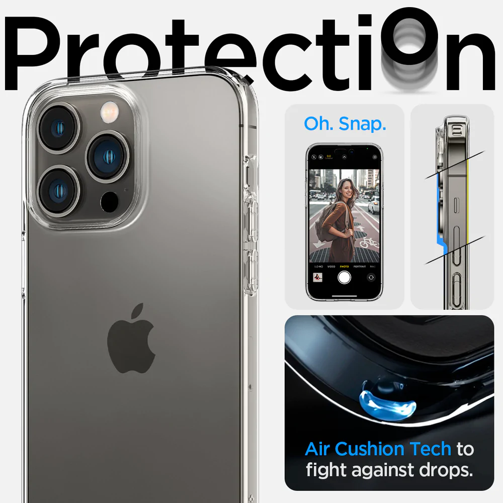 Чохол Spigen Liquid Crystal Case для iPhone 14 Pro Crystal Clear (ACS04953) 