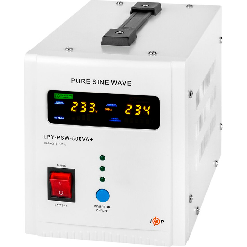 

Джерело безперебійного живлення (ДБЖ) LogicPower LРY-PSW-500VA+ (4152)