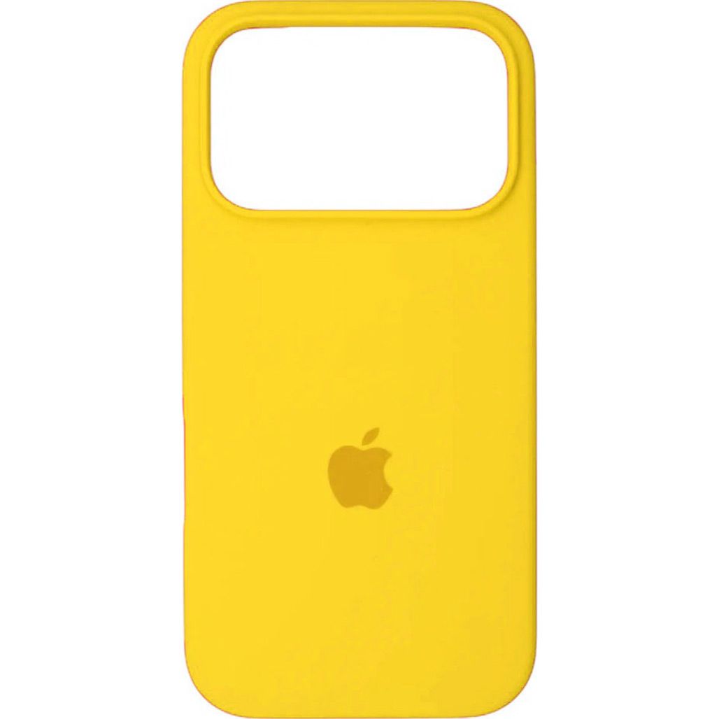

Чехол Silicone Case для Apple iPhone 17 Pro Max Yellow AA