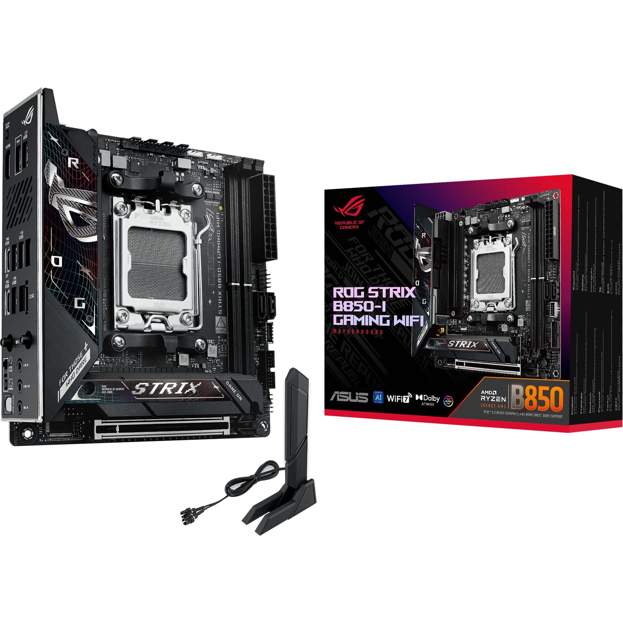 

Материнська плата Asus ROG Strix B850-I Gaming WIFI (90MB1K30-M0EAY0)