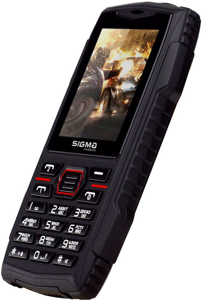 Мобильный телефон Sigma mobile X-treme AZ68 Black/Red UA-UCRF [80723] 