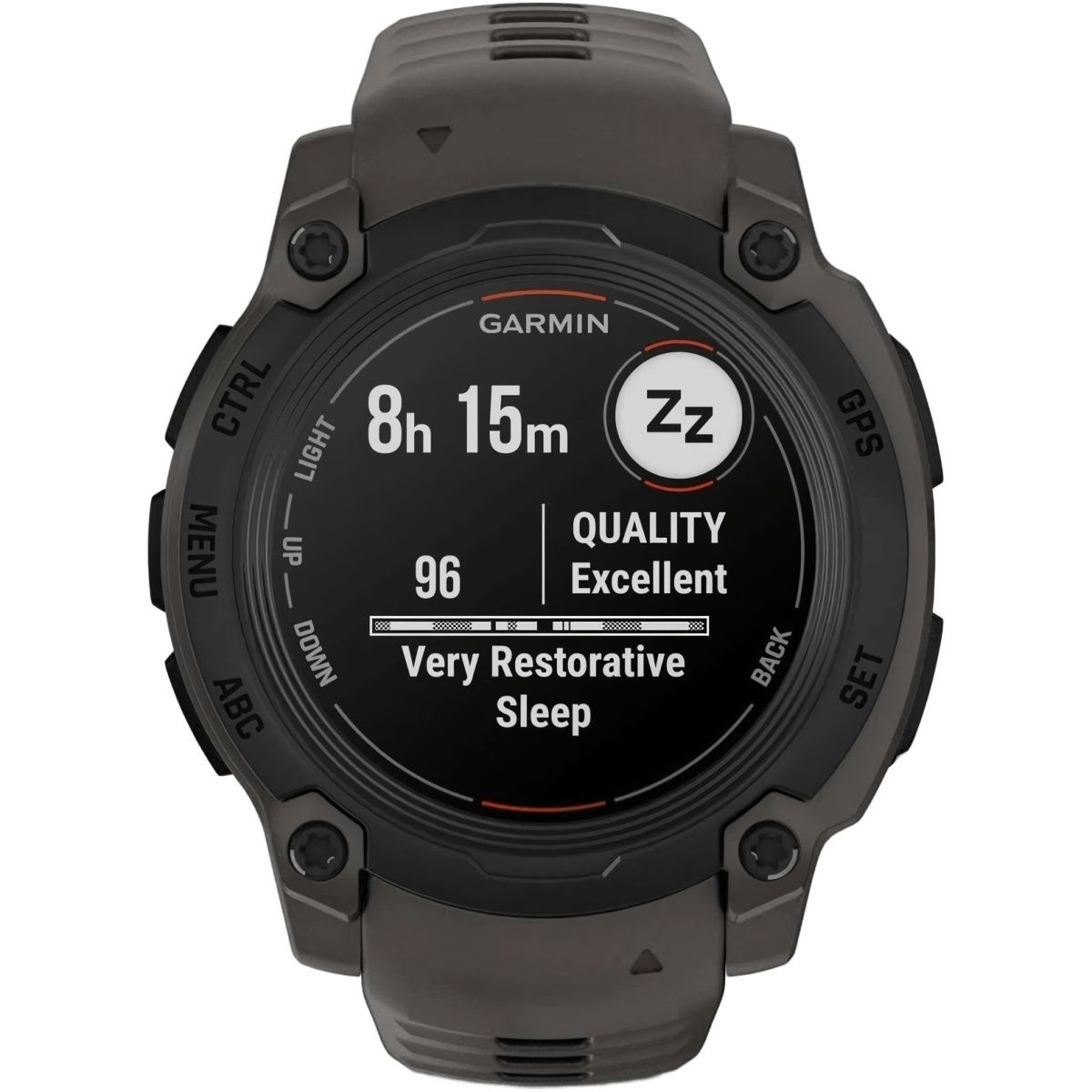 Смарт-годинник Garmin Instinct E 40mm Black with Charcoal Band (010-02932-00)