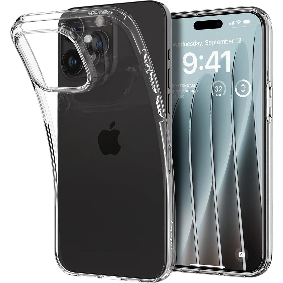 Чохол Spigen Liquid Crystal для Apple iPhone 15 Pro Crystal Clear (ACS06699)