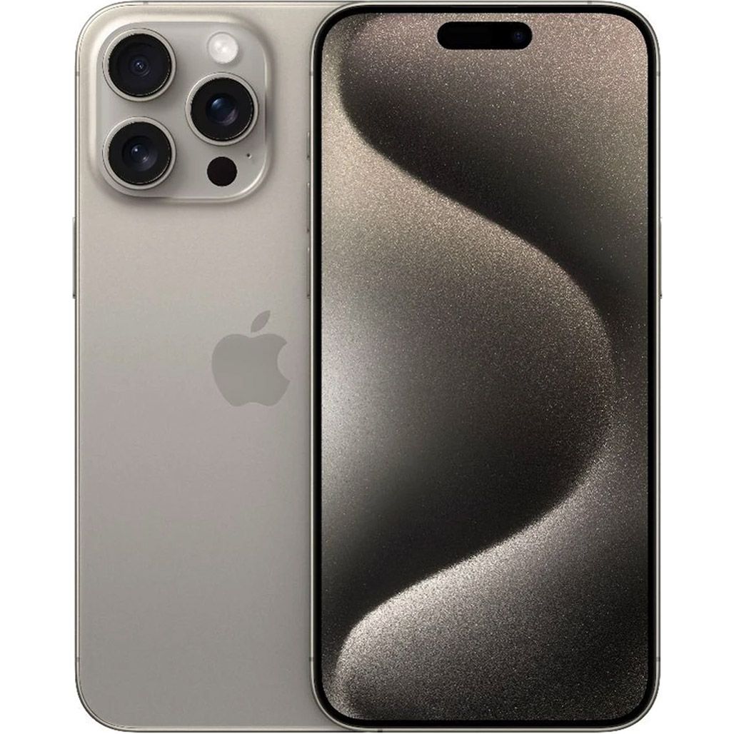

Смартфон Apple iPhone 15 Pro Max 1TB Natural Titanium (MU7J3)