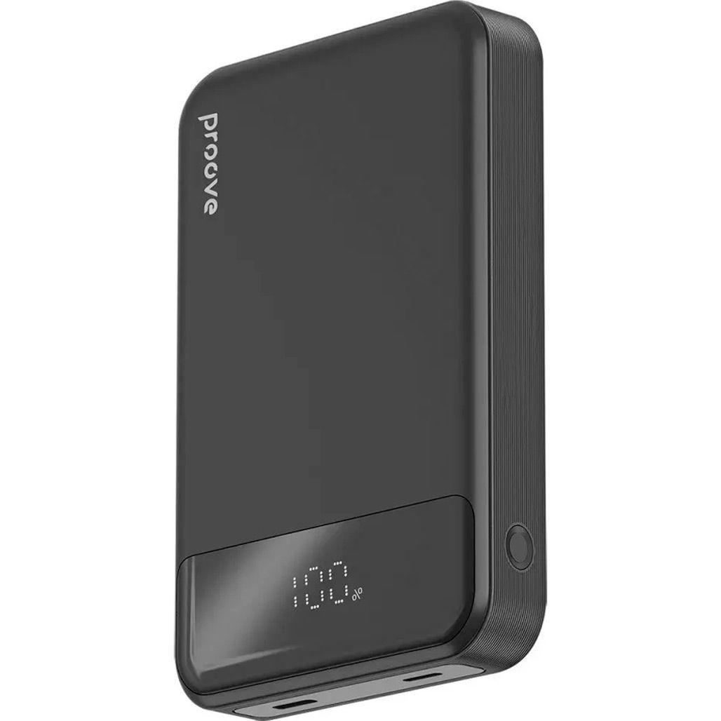 

Внешний аккумулятор Proove Hoodman Magnetic 10000mAh 20W Black (PBH120010001)