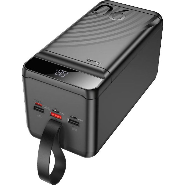 Зовнішній акумулятор Hoco J123D Element 90000mAh 22.5W Black (612104)
