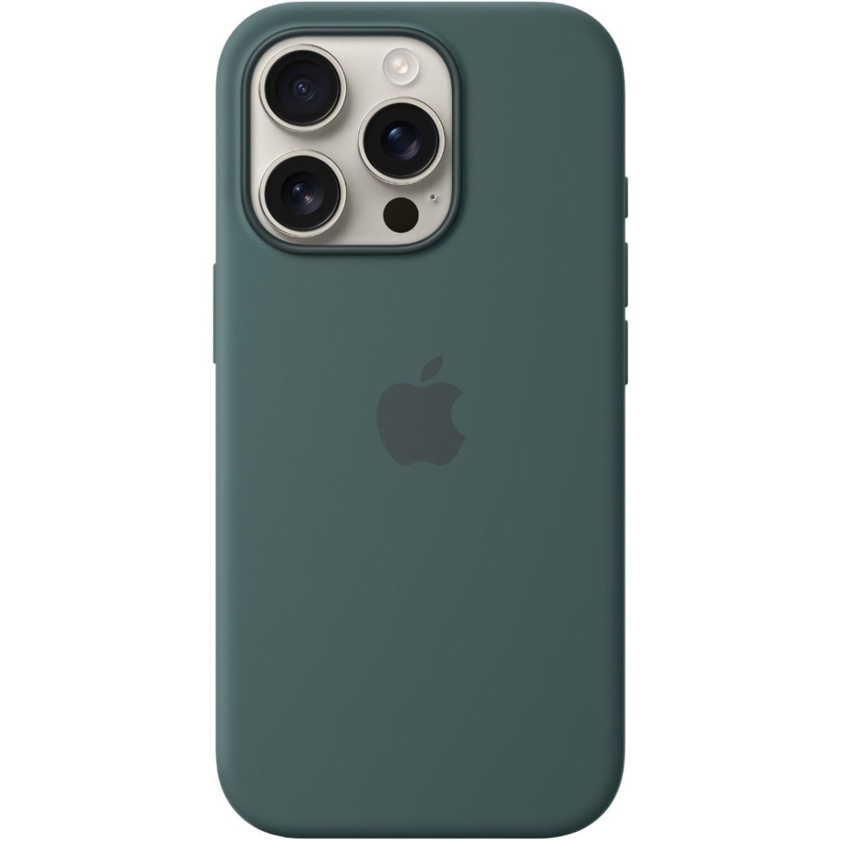 Чохол Apple Silicone Case with MagSafe для iPhone 16 Pro Lake Green AAA