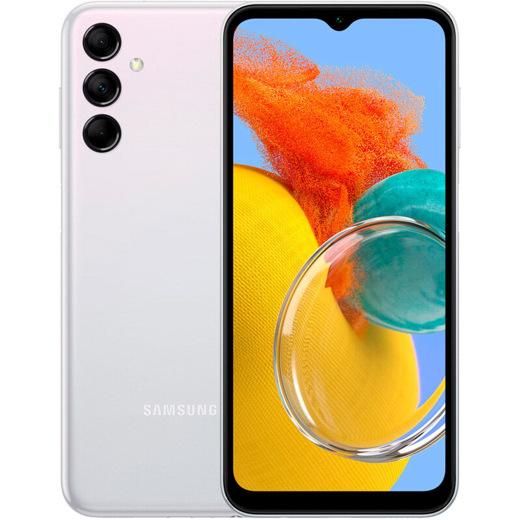 

Смартфон Samsung Galaxy M14 4/64GB Silver (SM-M146BZSUSEK) UA-UCRF