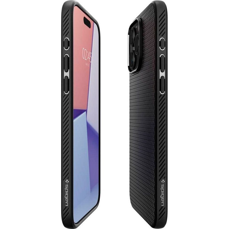 Чохол Spigen Liquid Air Case для Apple iPhone 15 Pro Matte Black (ACS06704)
