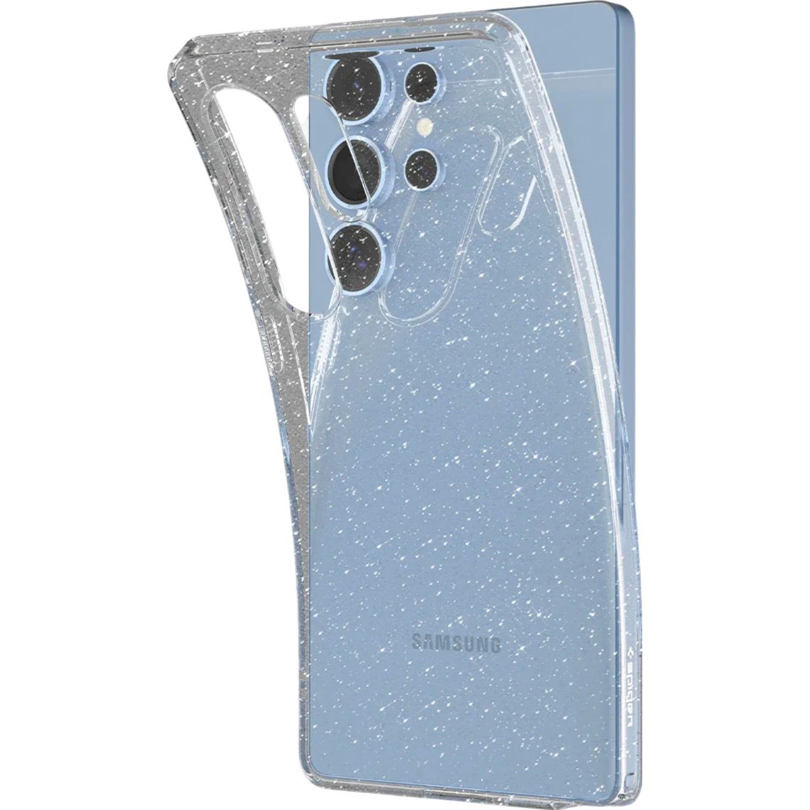 Чохол Spigen Liquid Crystal Glitter для Samsung Galaxy S25 Ultra Crystal Quartz (ACS08950)
