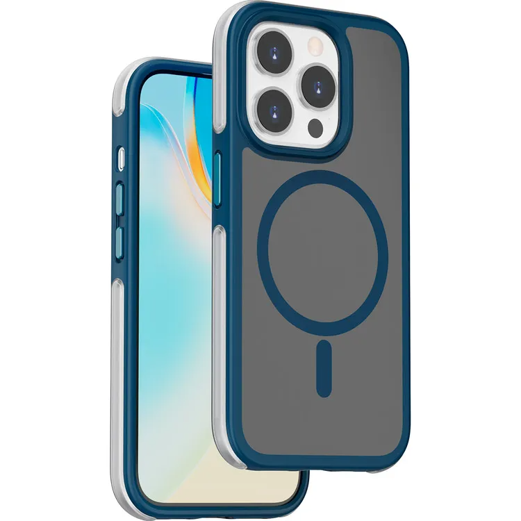 Чохол WiWU Air Shield with MagSafe для Apple iPhone 15 Pro Max Dark Blue