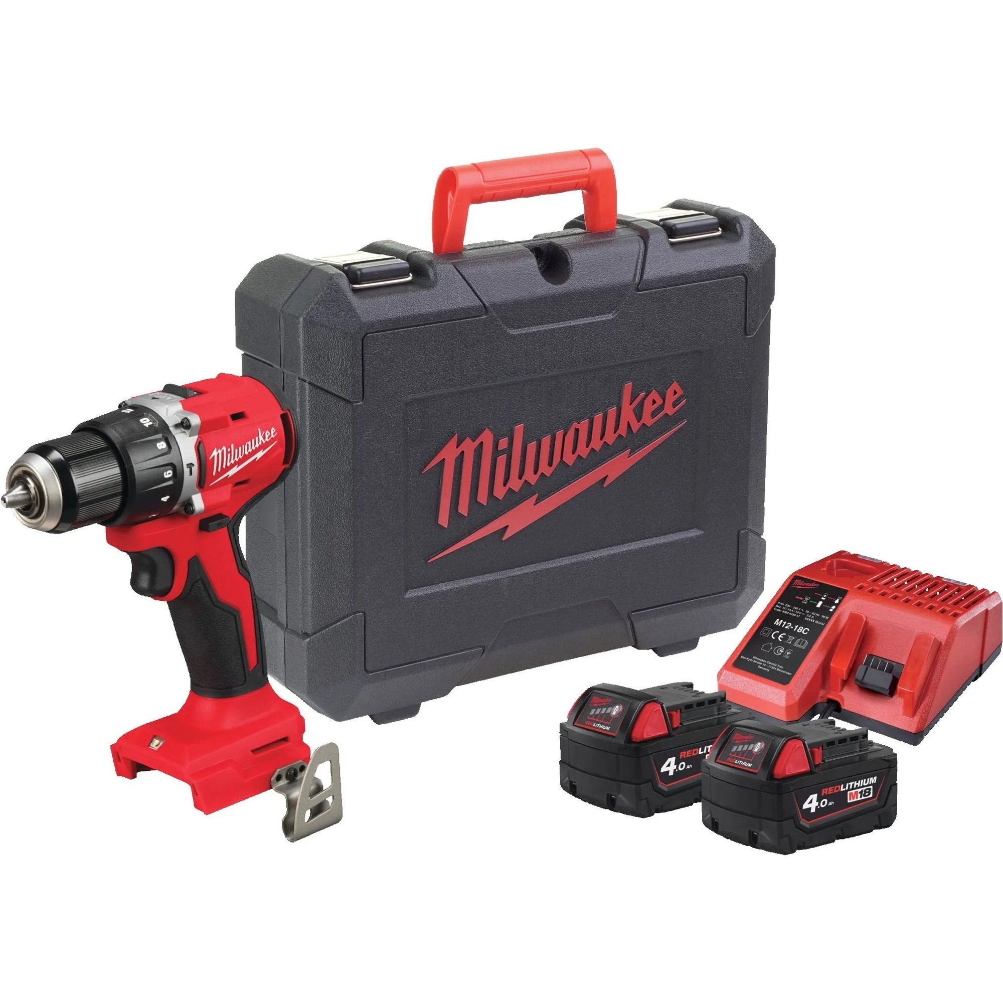 

Дриль-шуруповерт Milwaukee M18 BLPDRC-402С (4933499458)