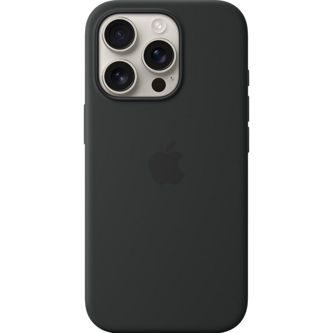 Чохол Apple Silicone Case with MagSafe для iPhone 16 Pro Black AAA