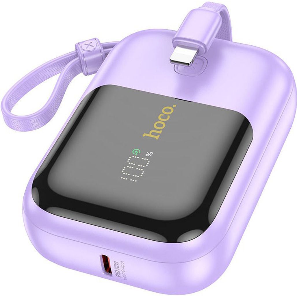 

Зовнішній акумулятор Hoco Q20 Fountain 10000mAh 22.5W Purple