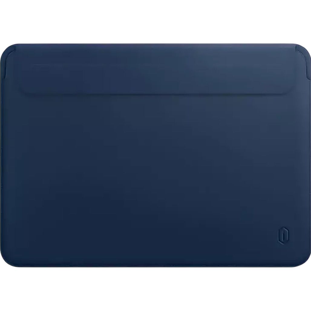 Чехол-карман WiWU Skin Pro II Leather Sleeve для MacBook Air 15` (2023-2025) Navy Blue