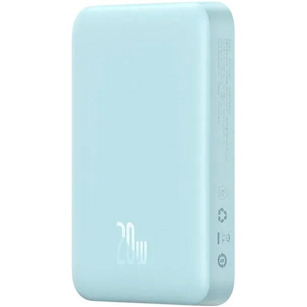 Зовнішній акумулятор Baseus Magnetic Mini Wireless Fast Charge Power Bank 10000mAh 20W Blue (PPCX110103)