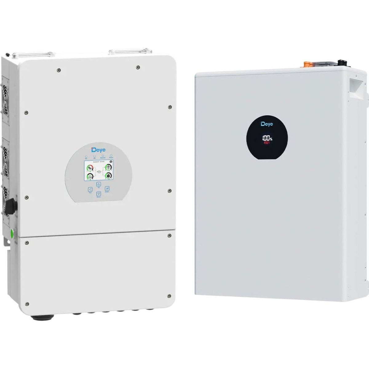 

Система хранения энергии Deye SUN-12K-SG02LP1-EU-AM3 12kW + 1 АКБ SE-F5 Pro-C 5.1kWh (51.2V/100Ah/5120Wh)