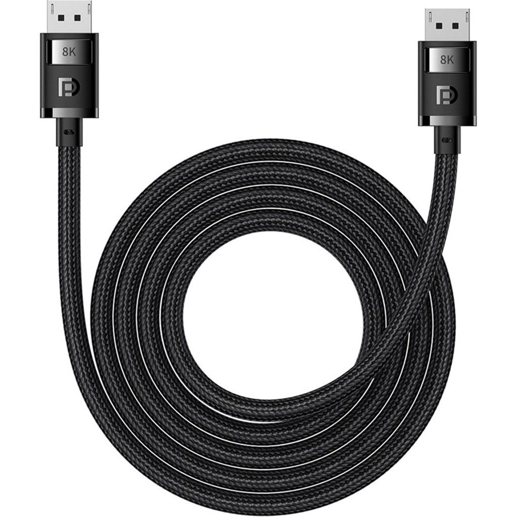 

Кабель Baseus High Definition DP 8K to DP 8K 2m Black (B00633706111-02)