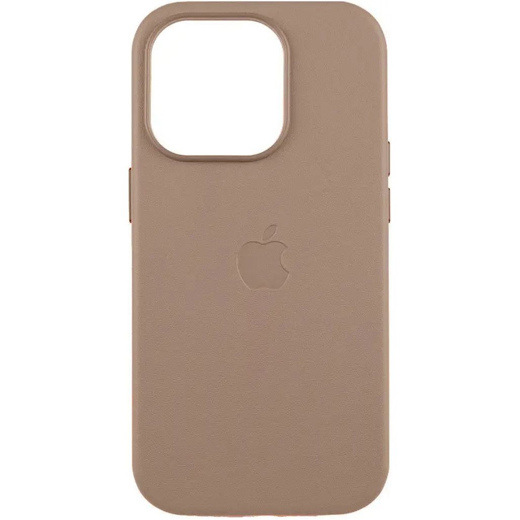 

Чехол Leather Case with MagSafe для Apple iPhone 16 Pro Taupe AAA