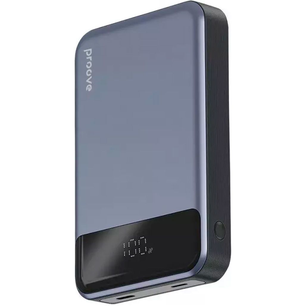 

Зовнішній акумулятор Proove Hoodman Magnetic 10000mAh 20W Grey (PBH120010003)