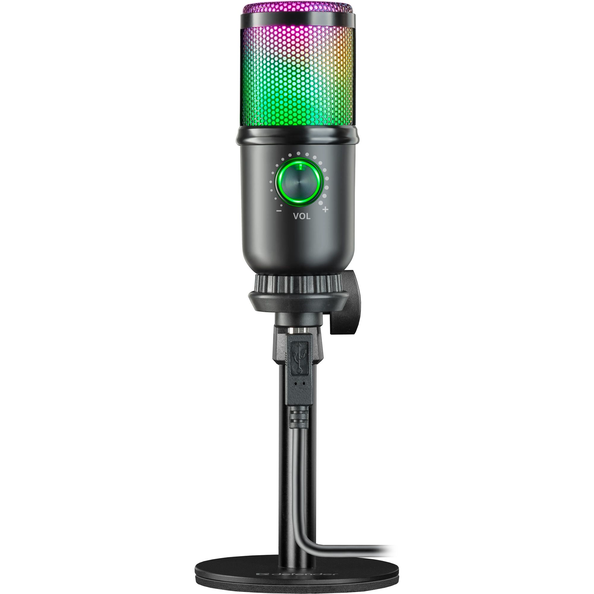 

Микрофон Defender Glow GMC 400 (4745090821314)