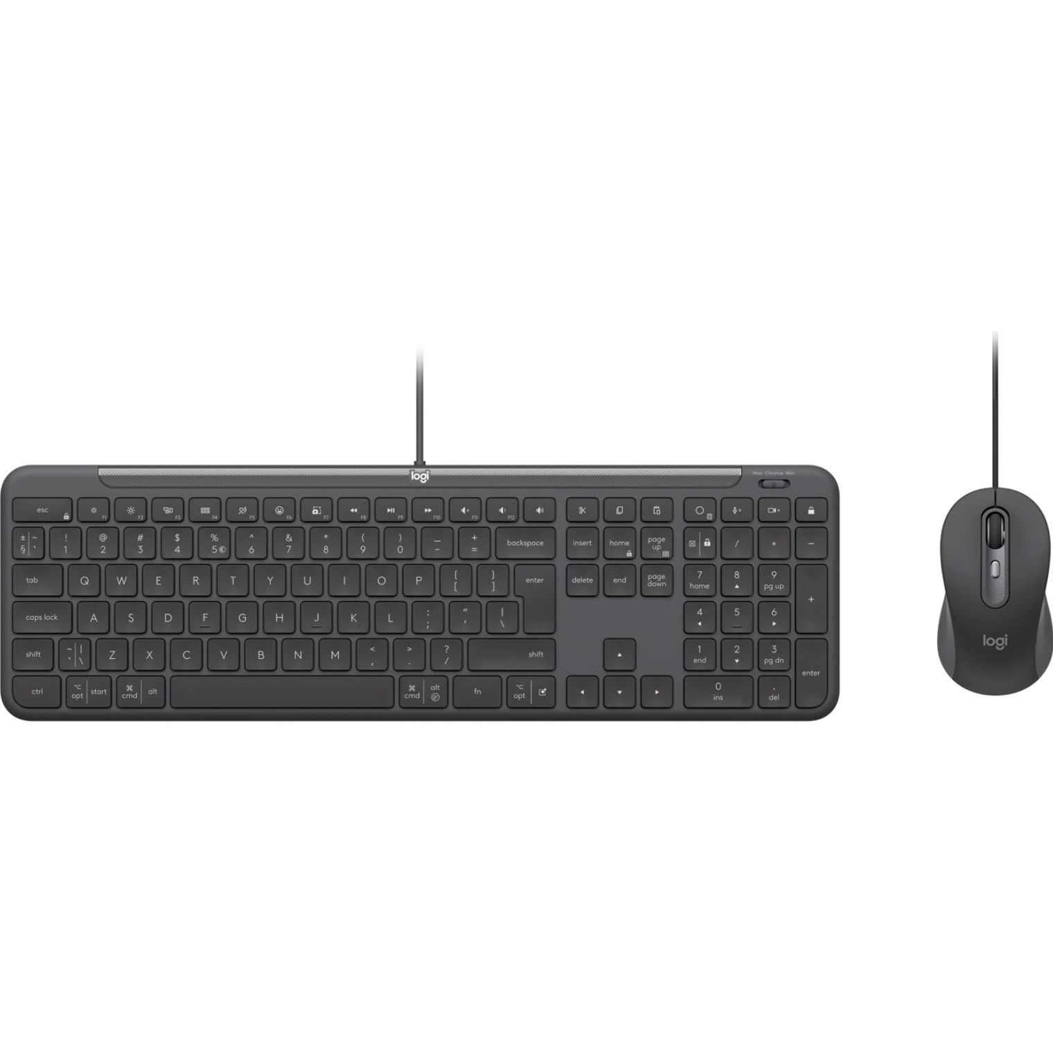 

Комплект (клавиатура + мышь) Logitech Signature Slim MK620 Combo for Business Graphite (920-013349)