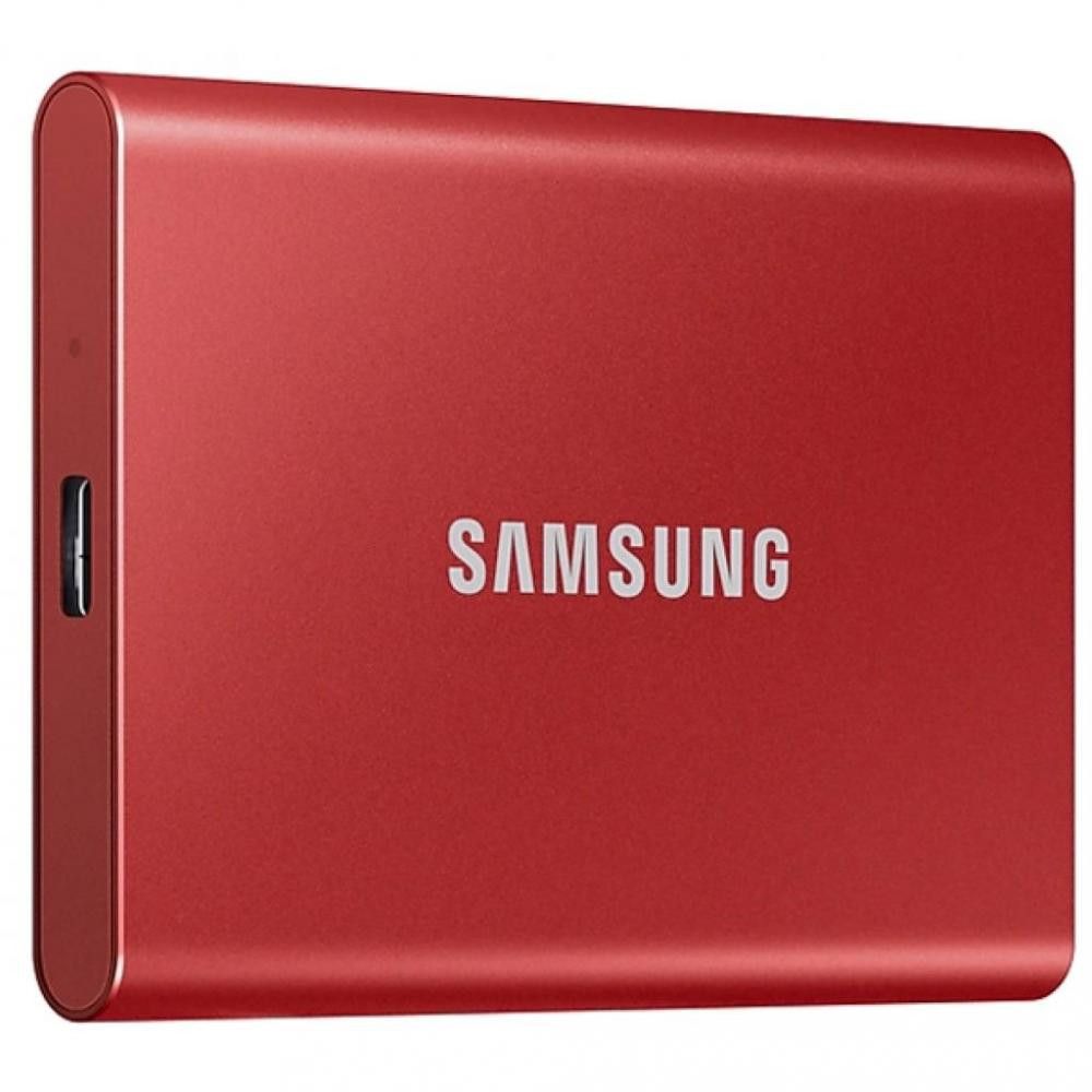 

Зовнішній SSD накопичувач Samsung T7 1 TB Red (MU-PC1T0R/WW)
