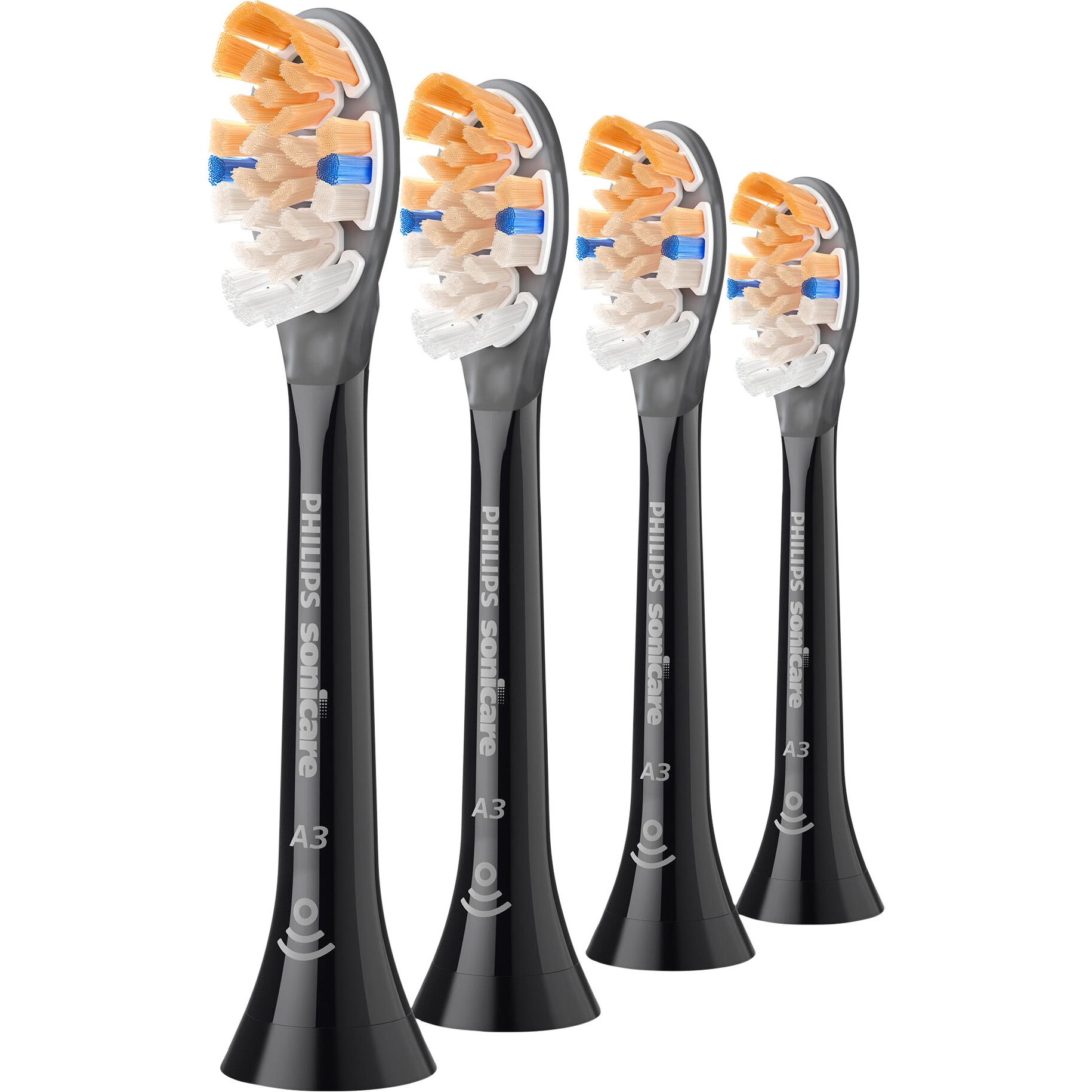 

Насадка для зубной щетки Philips Sonicare A3 Premium All-in-One HX9094/88 Black 4шт