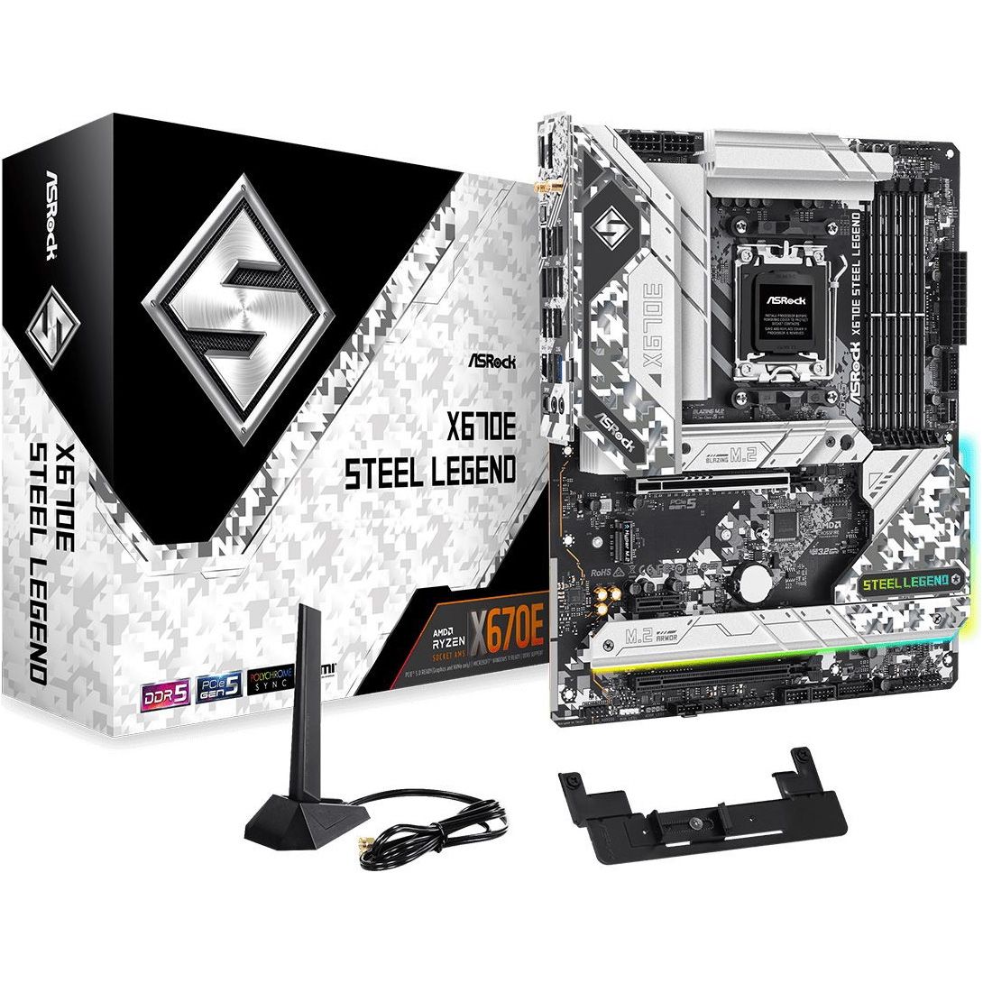 

Материнська плата ASRock X670E Steel Legend EU
