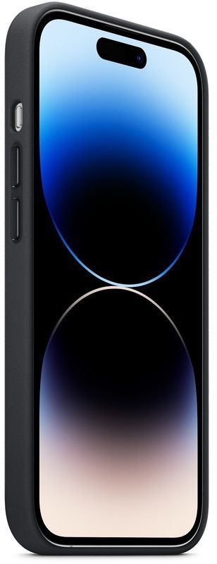 Чохол Apple Leather Case with MagSafe для iPhone 14 Pro Max (Midnight) AAA