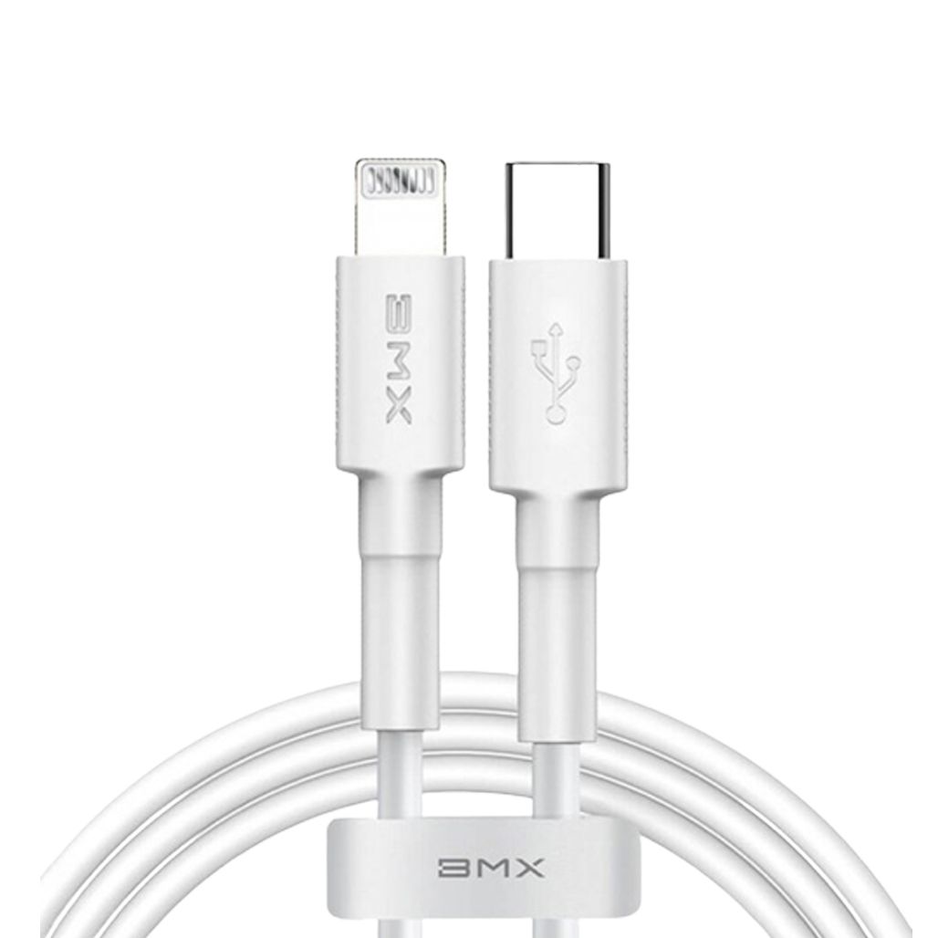 

Кабель Baseus BMX Mini MFI Type-C to Lightning 18W PD 1.2m (CATLSW-A02) White [54142]