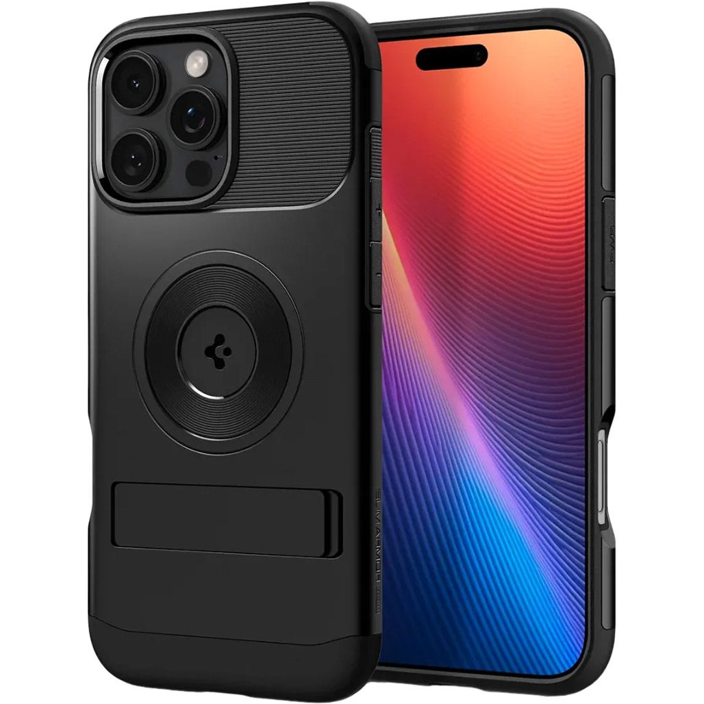 Чохол Spigen Slim Armor with MagSafe для Apple iPhone 16 Pro Black (ACS08164)