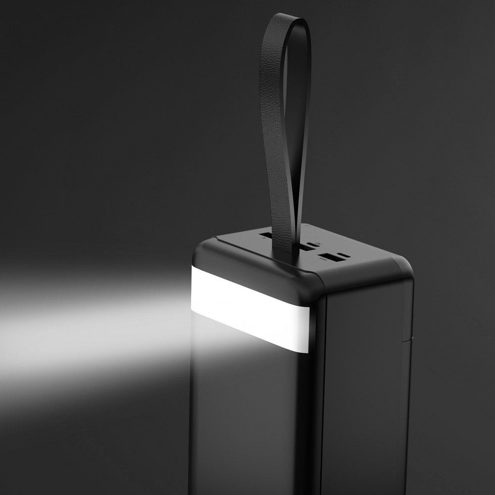 Зовнішній акумулятор XO 50000mAh 22.5W (PR158) Black