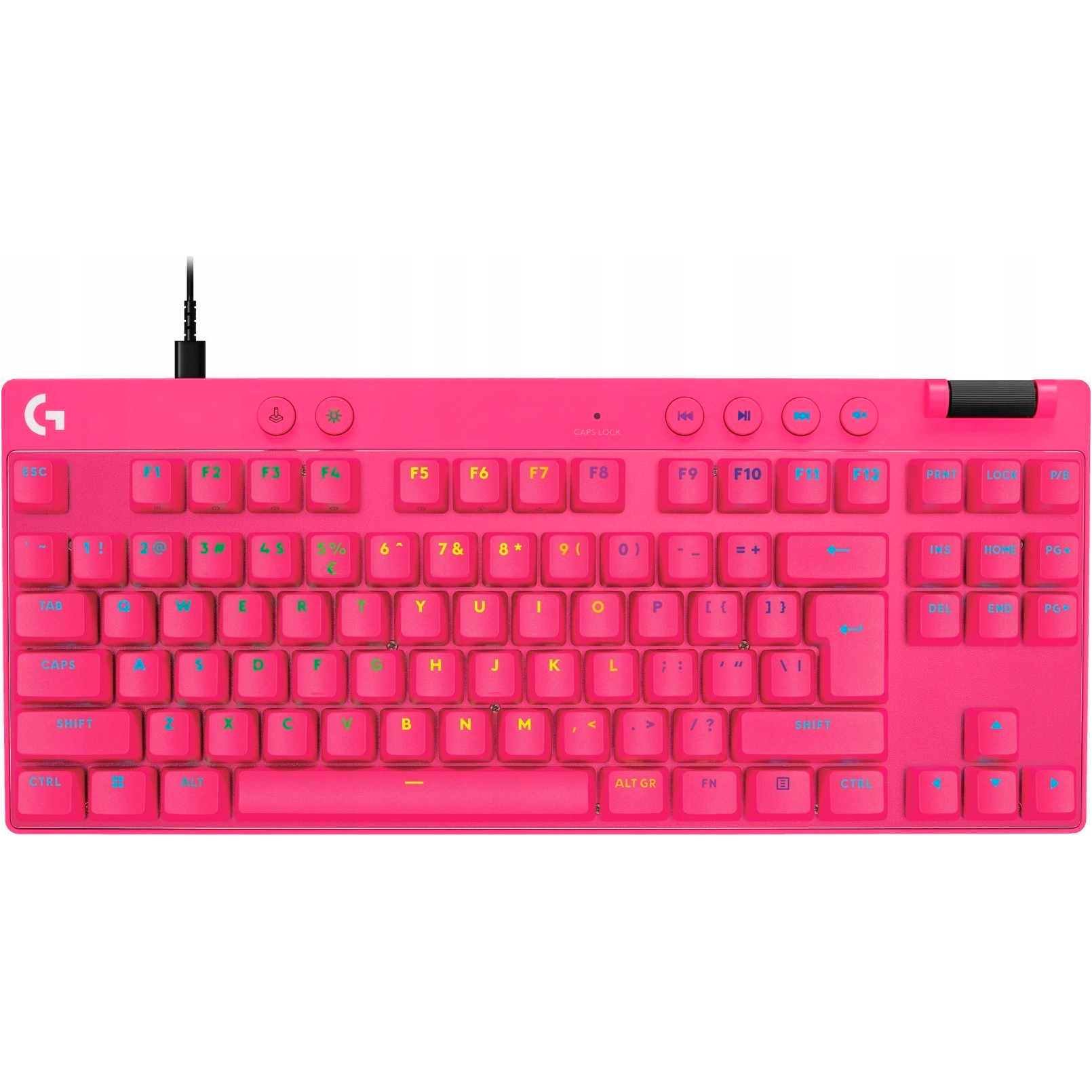 

Клавіатура Logitech Pro X TKL Rapid Pink (920-013253)