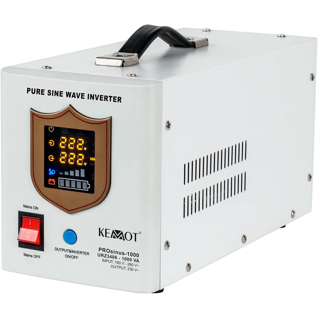 

Джерело безперебійного живлення (ДБЖ) Kemot PROsinus-1000 1000VA/700W (URZ3406)