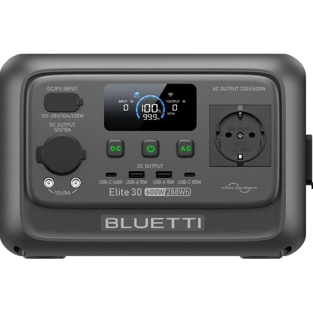 

Зарядная станция BLUETTI Elite 30 V2 600W (P-EL30V2-EU-GY-BL-010)